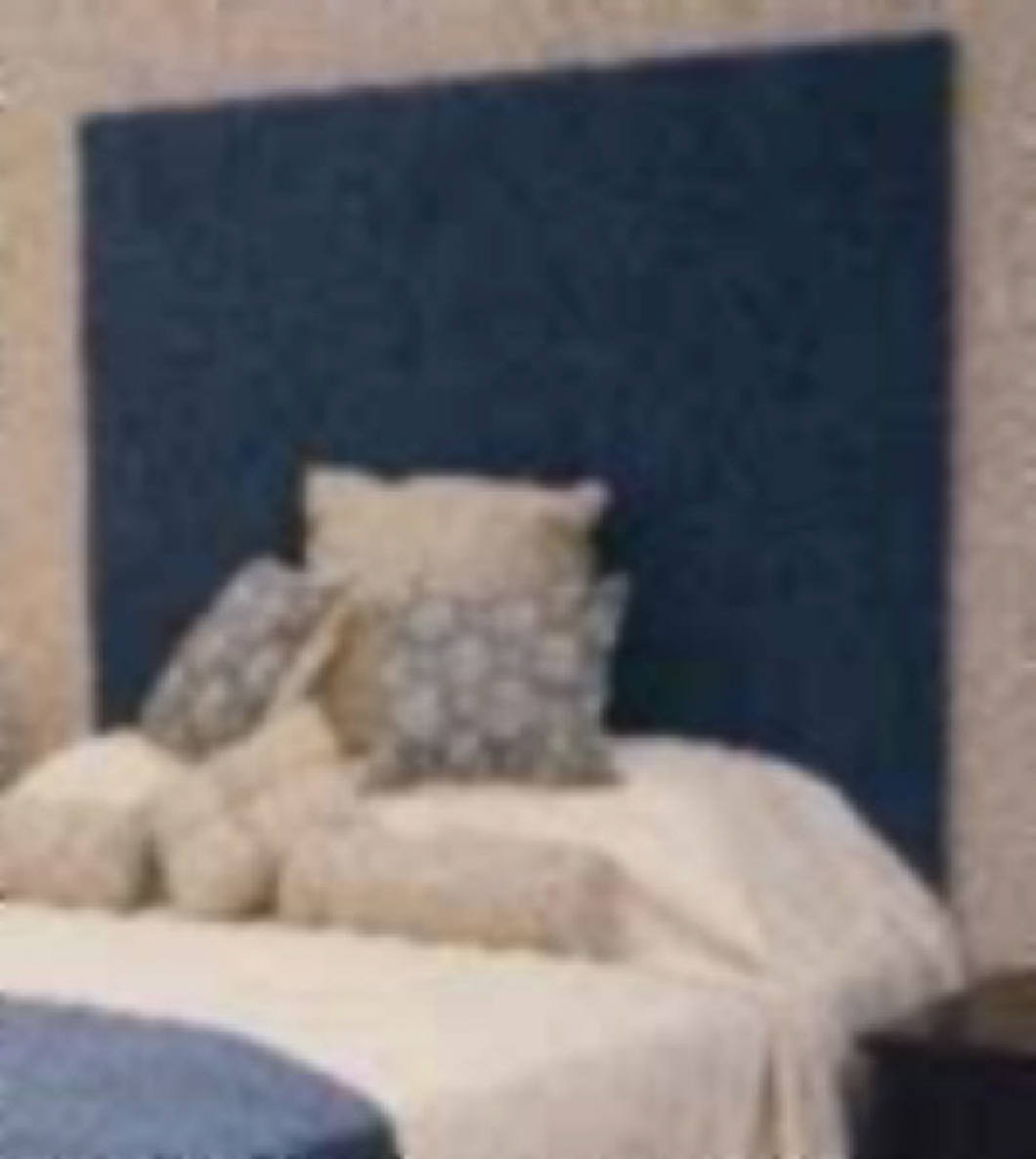 Bed and cushions